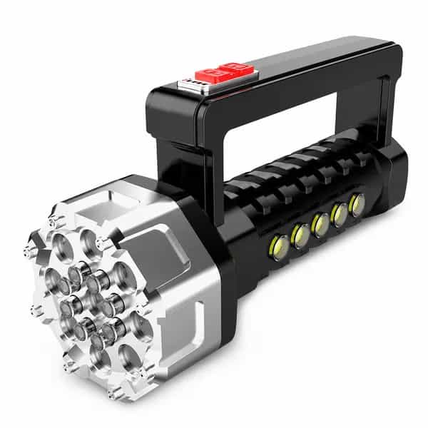 JD-F110 Rechargeable LED Flashlight COB Side Light