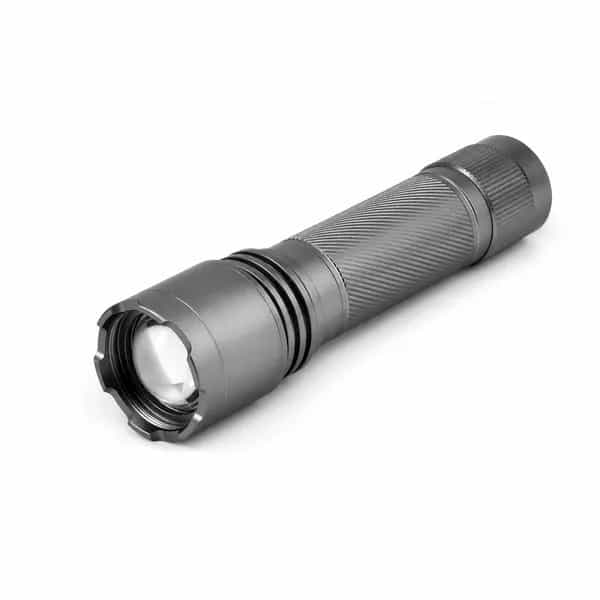 JD-F866 Multifunction COB LED Flashlight Zoomable Hand Press Torch
