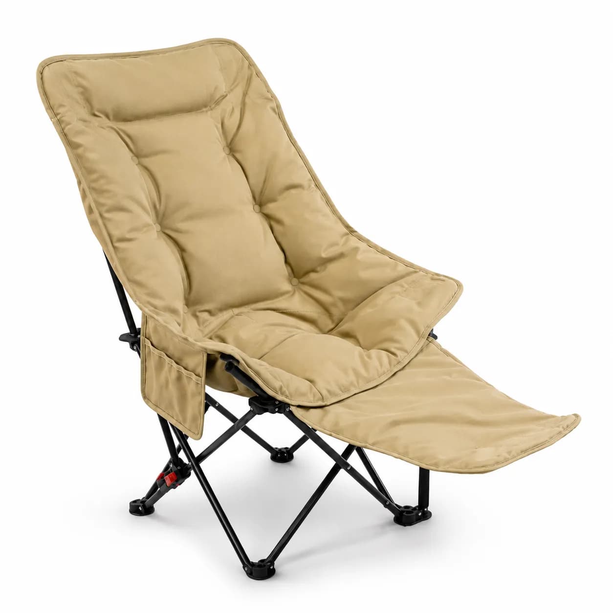 Modern Portable Three-level Backrest Outdoor Furniture — Brown